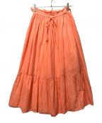 RHC Ron Hermanアールエイチシーロンハーマン）の古着「Crinkle Skirt」｜オレンジ