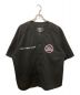 Paris Saint-Germain（パリ・サン＝ジェルマン）の古着「グラフィック刺しゅう 鹿の子ベースボールシャツ」｜ブラック