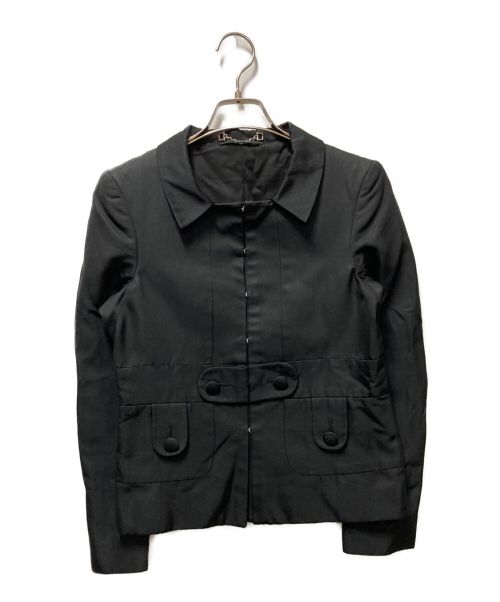 GUCCI（グッチ）GUCCI (グッチ) デザインジャケット ブラック サイズ:38の古着・服飾アイテム