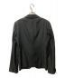 BALENCIAGA (バレンシアガ) ピークドラペル コットン2Bテーラード ジャケット ブラック サイズ:44：8000円