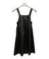 URBAN RESEARCH DOORS (アーバンリサーチ ドアーズ) addfabricsワークジャンパースカート ブラック サイズ:Ｍ：7000円