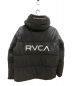 RVCA (ルーカ) VISOR HOODED PUFFER JACKET ブラック サイズ:Ｌ：7000円