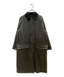 Barbour（バブアー）の古着「SNOWDON "JAPAN LIMITED" ウール ツイル コート」｜グレー