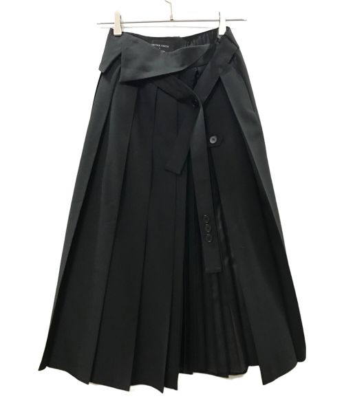 UNITED TOKYO（ユナイテッドトーキョー）UNITED TOKYO (ユナイテッドトーキョー) ビジーアートプリーツスカート ブラック サイズ:1の古着・服飾アイテム