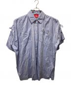 Vivienne Westwoodヴィヴィアンウエストウッド）の古着「デザインシャツワンピース」｜ブルー