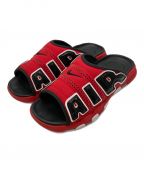 NIKEナイキ）の古着「AIR MORE UPTEMPO SLIDE UNIVERSITY RED/WHITE-BLACK-CLEAR」｜レッド