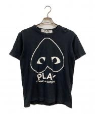 PLAY COMME des GARCONS (プレイコムデギャルソン) Tシャツ ブラック サイズ:M