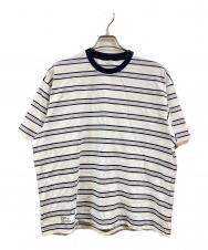 FreshService (フレッシュサービス) MULTI BORDER S/S TEE ホワイト×ネイビー サイズ:Ｍ