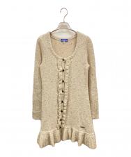 BURBERRY BLUE LABEL (バーバリーロンドンブルーレーベル) ニットワンピース ベージュ サイズ:Ｍ