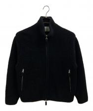TOMORROW LAND tricot (トゥモローランド トリコ) ウールパイルニットブルゾン ブラック サイズ:S
