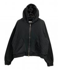 SINSS (シンス) Double zip hoodie ブラック サイズ:M