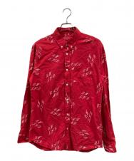 Supreme (シュプリーム) Eat Meボタンダウンシャツ レッド サイズ:M