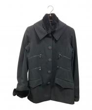 CHANEL (シャネル) カシミヤコート ブラック サイズ:42