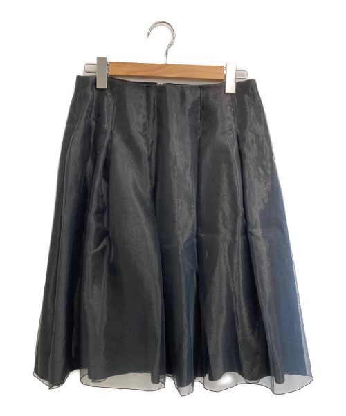 AMACA（アマカ）AMACA (アマカ) シアースカート ネイビー サイズ:40 未使用品の古着・服飾アイテム