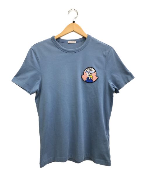 MONCLER（モンクレール）MONCLER (モンクレール) Tシャツ スカイブルー サイズ:Sの古着・服飾アイテム