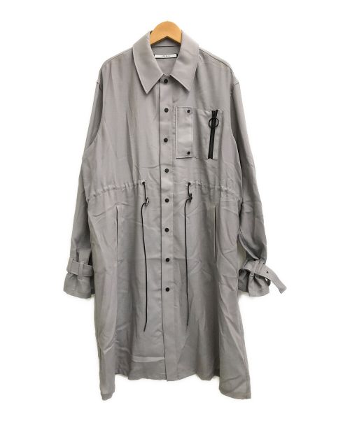 LIBERUM（リベルム）LIBERUM (リベルム) WOOL SHIRT COAT グレー サイズ:1の古着・服飾アイテム