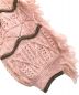 中古・古着 rurumu: (ルルムウ) mix motif pleats knit PO ピンク×パープル サイズ:Free：22800円