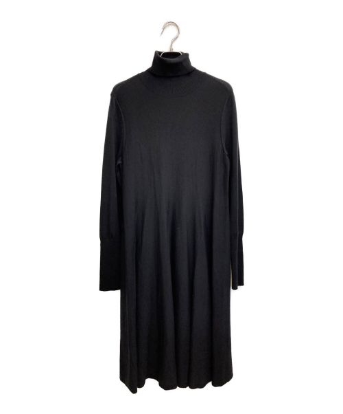 HERMES（エルメス）HERMES (エルメス) カシミヤ混ワンピース ブラック サイズ:40の古着・服飾アイテム