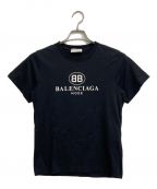 BALENCIAGAバレンシアガ）の古着「ロゴTシャツ」｜ブラック
