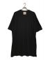 s'yte × KUON (サイト × クオン) ロングTシャツ ブラック×インディゴ サイズ:3：12800円
