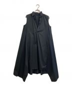MIHARA YASUHIROミハラヤスヒロ）の古着「Side Flare Shirts Dress」｜ブラック