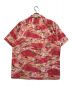REPLAY (リプレイ) オープンカラーシャツ レッド サイズ:XL 未使用品：3980円