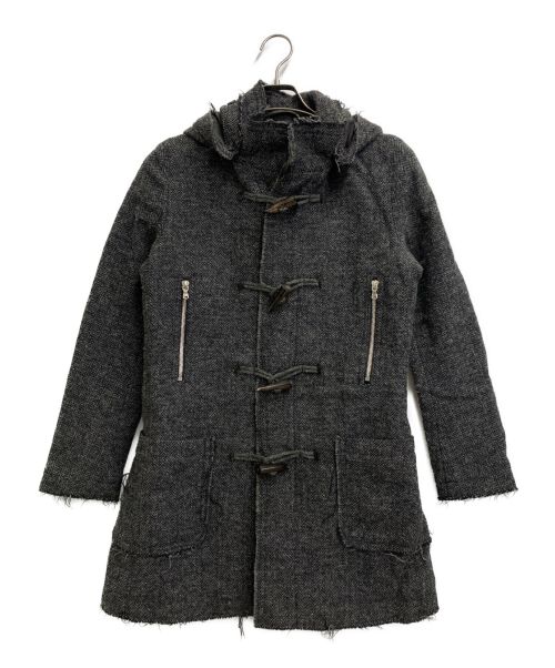 Junhashimoto（ジュンハシモト）Junhashimoto (ジュンハシモト) BLANKET DUFFEL COAT ブラック サイズ:2の古着・服飾アイテム