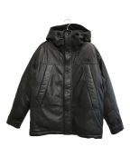 THE NORTHFACE PURPLELABELザ・ノースフェイス パープルレーベル）の古着「Mountain Down Leather Jacket」｜ブラック