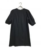 YOKO CHANヨーコチャン）の古着「Puff Half sleeve Dress」｜ブラック