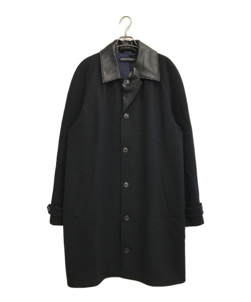 Y. PROJECT（ワイプロジェクト）Y. PROJECT (ワイプロジェクト) エコレザーカラーコート ブラック サイズ:Lの古着・服飾アイテム