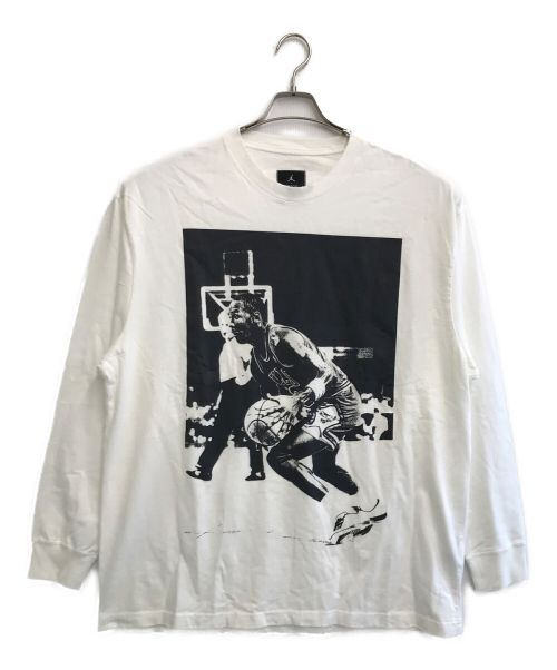 JORDAN（ジョーダン）JORDAN (ジョーダン) UNION (ユニオン) MJ Long Sleeve T-shirt ホワイト サイズ:XLの古着・服飾アイテム