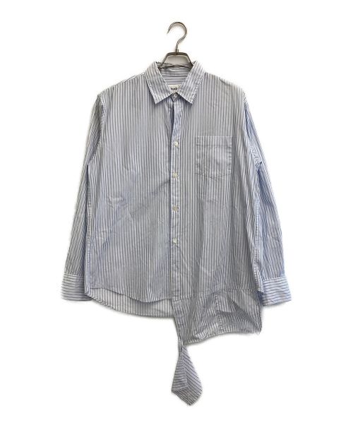 kudos（クードス）kudos (クードス) ストライプシャツ ホワイト×ブルー サイズ:1の古着・服飾アイテム