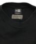 中古・古着 New Era (ニューエラ) YOHJI YAMAMOTO (ヨウジヤマモト) ロゴ刺繍Tシャツ ブラック サイズ:XXL：9000円