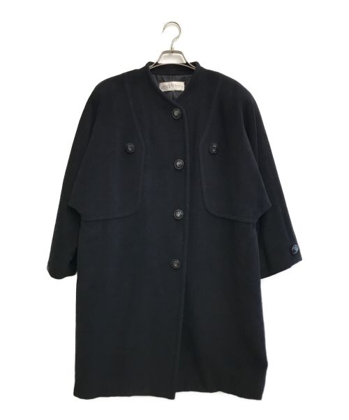 GIVENCHY（ジバンシィ）GIVENCHY (ジバンシィ) ウールロングコート ブラック サイズ:13の古着・服飾アイテム
