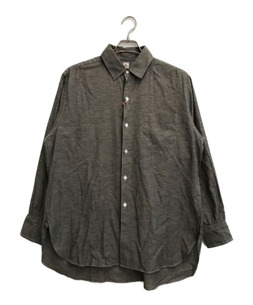 KAPTAIN SUNSHINE（キャプテンサンシャイン）KAPTAIN SUNSHINE (キャプテンサンシャイン) Regular Collar Shirt グレー サイズ:36の古着・服飾アイテム