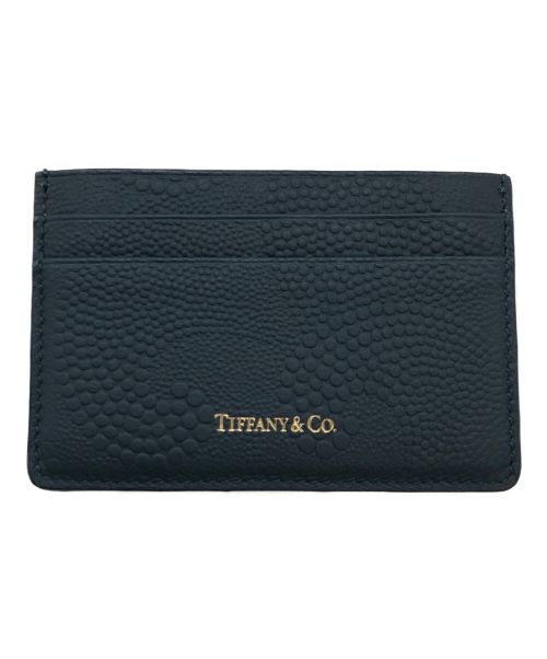 TIFFANY & Co.（ティファニー）Tiffany & Co. (ティファニー) カードケース ネイビーの古着・服飾アイテム