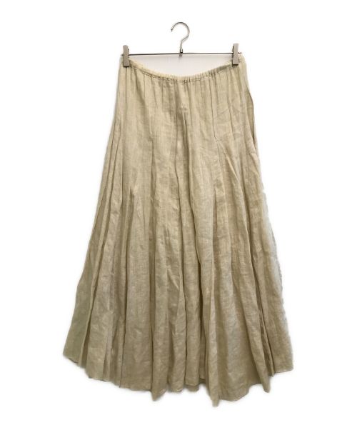 CP Shades（シーピーシェイズ）CP Shades (シーピーシェイズ) リネンマキシスカート ベージュ サイズ:SIZE XSの古着・服飾アイテム