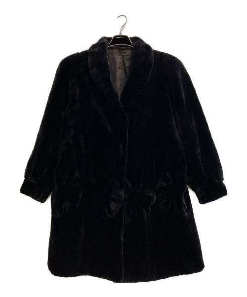 SAGA MINK（サガミンク）SAGA MINK (サガミンク) ミンクファーコート ブラック サイズ:Fの古着・服飾アイテム