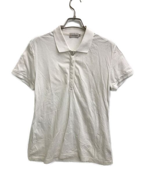 MONCLER（モンクレール）MONCLER (モンクレール) ポロシャツ ホワイト サイズ:SIZESの古着・服飾アイテム