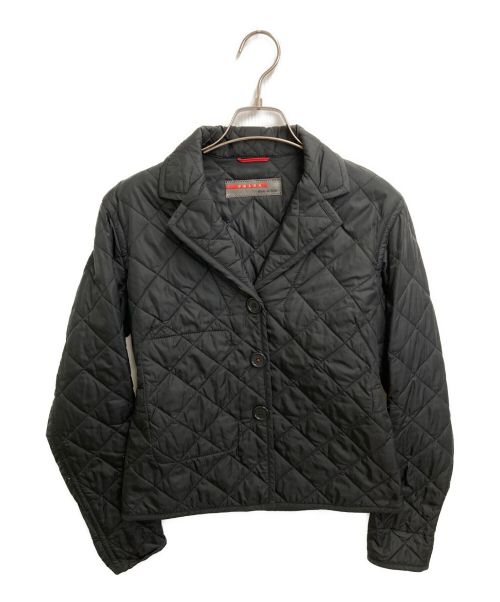 PRADA（プラダ）PRADA (プラダ) キルティングジャケット ブラック サイズ:Sの古着・服飾アイテム