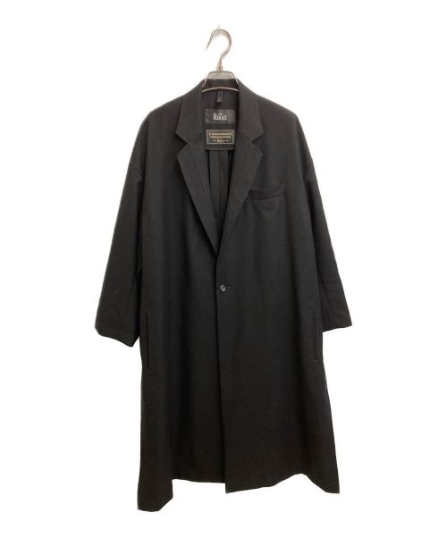 THE RERACS（ザ リラクス）THE RERACS (ザ リラクス) ライトメルトンオーバーチェスターコート ブラック サイズ:Fの古着・服飾アイテム