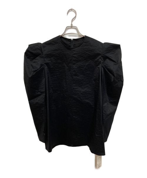 LOHEN（ローヘン）LOHEN (ローヘン) タックドレープブラウス ブラック サイズ:SIZE Free 未使用品の古着・服飾アイテム