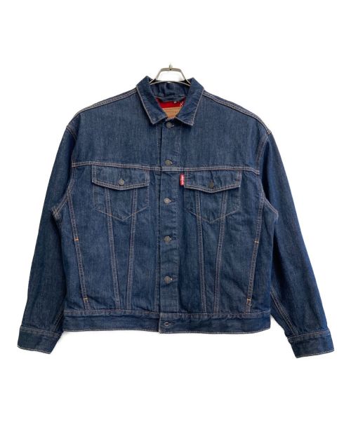 LEVI'S（リーバイス）LEVI'S (リーバイス) バックアロートラックジャケット インディゴ×レッド サイズ:SIZE Mの古着・服飾アイテム
