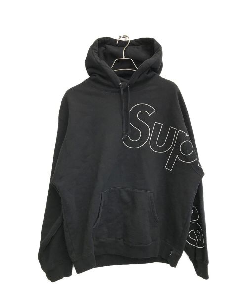 SUPREME（シュプリーム）SUPREME (シュプリーム) リフレクティブ フーデッド スウェットシャツ ブラック サイズ:SIZE Mの古着・服飾アイテム
