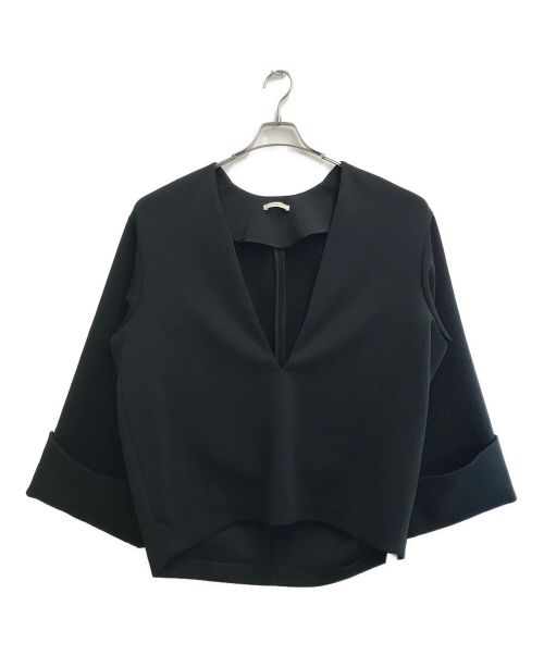 LE PHIL（ル フィル）LE PHIL (ル フィル) スキューバジャージーブラウス ブラック サイズ:SIZE Free 未使用品の古着・服飾アイテム
