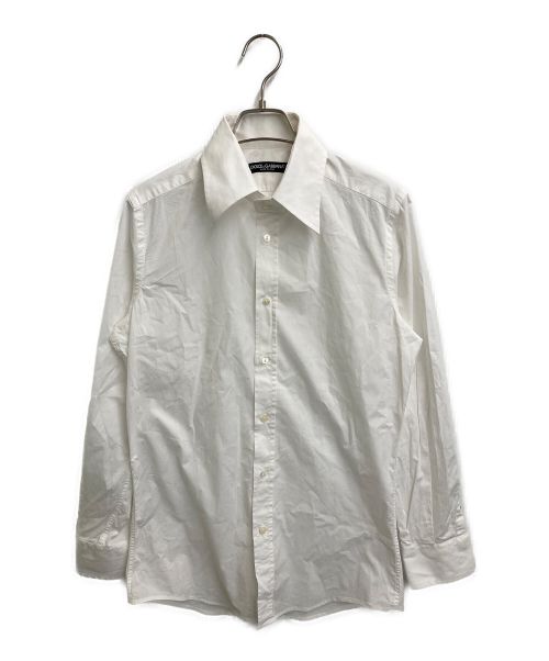 DOLCE & GABBANA（ドルチェ＆ガッバーナ）DOLCE & GABBANA (ドルチェ＆ガッバーナ) L/Sシャツ ホワイト サイズ:39の古着・服飾アイテム