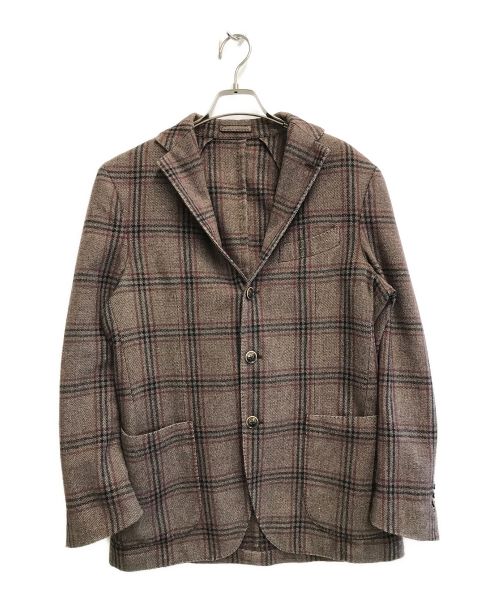 LARDINI（ラルディーニ）LARDINI (ラルディーニ) ウールテーラードジャケット ブラウン サイズ:SIZE 48の古着・服飾アイテム