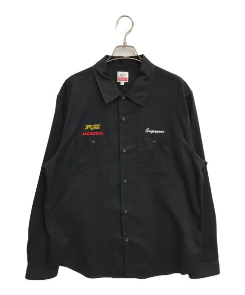 SUPREME（シュプリーム）SUPREME (シュプリーム) HONDA FOX レーシングワークシャツ ブラック サイズ:SIZE 35の古着・服飾アイテム