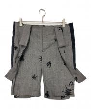 COMME des GARCONS HOMME PLUS (コムデギャルソンオムプリュス) 15SS ショートパンツ グレー サイズ:XS