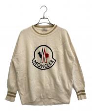 MONCLER (モンクレール) MAGLIONE TRICOT GIROCOLLO アイボリー サイズ:S